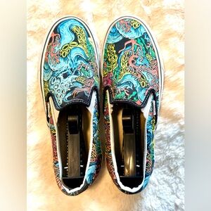 Vans Artistic Slip-On Sneakers - Multicolor